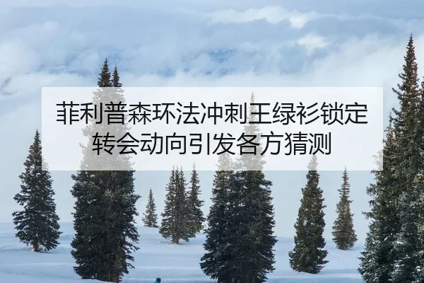 菲利普森环法冲刺王绿衫锁定 转会动向引发各方猜测